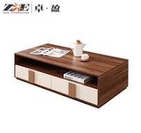 Meja Kopi Kayu Vintage Antik Persegi Panjang MDF Furnitur Ruang Tamu