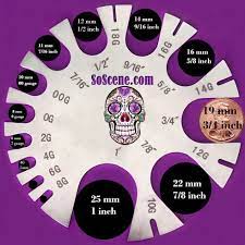 Ear Stretching Ear Piercings Gauges Stretched Ears Gauges Size Chart