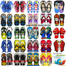 Hasil gambar untuk sandal lucu