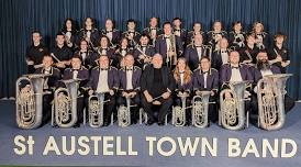 St Austell Town Brass Band at Charlestown Harbour