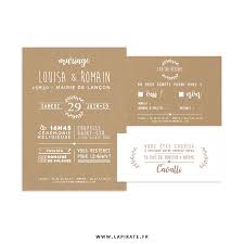 Que vous cherchiez un texte original,. Ensemble Invitation Mariage Kraft Champetre Collection Couronne D Olivier