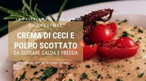 Polpo e ceci portate filtra. Crema Di Ceci E Polpo Scottato La Palestra Del Cibo Scuola Di Cucina