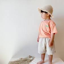 シャーベットsurf tee hyvaa cuclo きゅくろ 韓国子供服ネットショップ キッズ tシャツ 子供 夏 半袖 おしゃれ キッズtシャツ 韓国 子供 服 子供服