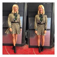 © provided by daily mail glowing: Holly Willoughby S Boots This Morning 3rd September 2018 Holly Willoughby Outfits Holly Willoughby Style This Morning Fashion