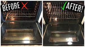 Let rest anywhere from 20 minutes to overnight depending on the dirtiness of your oven. How To Clean Your Oven With Only Baking Soda Vinegar Youtube
