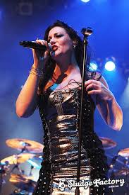 Floor Jansen With Nightwish Live In Australia 2013 Wearing My Custom Made Studded Black Silver Leath Heavy Metal Music Women Clothes Sale Strong Female Lead