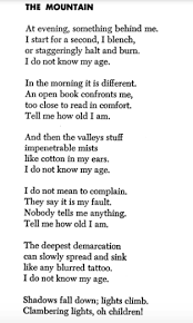 The Mountain By Elizabeth Bishop Poem Analysis Poem Analysis Poems Elizabeth Bishop
