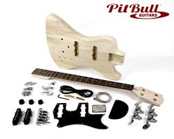 $75 diy bass kit into dream jazz bass guitar build. Pit Bull Guitars Ssr 4 Electric Bass Guitar Kit Pit Bull Guitars