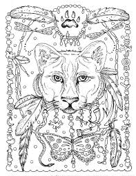 Digital Coloring Book Animal Spirits Printable Book Etsy In 2021 Animal Coloring Pages Animal Coloring Books Coloring Books