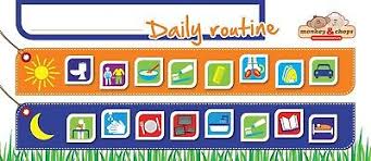 Kids Daily Routine Chart Magnetic Behavior Chart For Kids