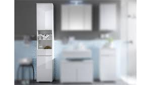 Hochschränke für das badezimmer gibt es einmal im klassischen, geraden design in weiß. Hochschrank Spice Badezimmer Bad Schrank Weiss Hochglanz