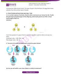 When looking at one trait at a time it is called a monohybrid cross. Selina Solutions Concise Biology Class 10 Chapter 3 Genetics Some Basic Fundamentals Available In Free Pdf