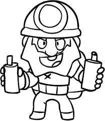 Dibujos De Brawl Stars Para Colorear Lou