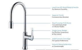 Well, don't pull out your wallet before reading this review. Allora Usa A 715 Bn Kitchen Faucet Single Hole Single Handle Pull Down Kitchen Faucet Brushed Nickel Kralsu Sink And Faucet Supplies