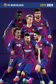 Fc barcelona vie with their eternal . Fc Barcelona 2019 2020 Poster Plakat Kaufen Bei Europosters