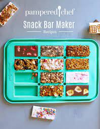 Snack Bar Maker Recipes Ebook Snack Bar Recipes Pampered Chef Desserts Homemade Snack Bars