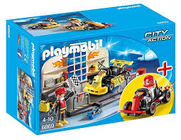 Playmobil City Action Go Kart Garage Starter Set 602345690849 Ebay Action Kart Playmobil Go Kart Playmobil Go Kart Racing