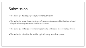 Is it finally time for cover letters to die? Academic Publishing How A Manuscript Becomes An Article Ppt Download