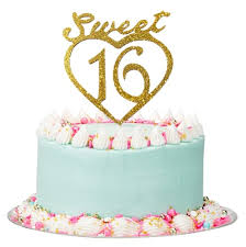 Want to design your own birthday cake ? Sweet 16 Birthday Cake