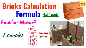 Multiply the total height in feet and the total width in feet of your room. Bricks Calculation Formula In Wall Brick Wall In Square Feet Or Square Meter Youtube