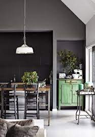 industrieel interieur vintage groen botanisch woontrend 2015 keukenstijl zwarte keukens huisdesign