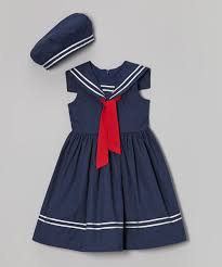 Look At This Jayne Copeland Navy Sailor Dress Beret