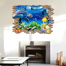 Check spelling or type a new query. Decor Decals Stickers Vinyl Art 3d Underwater World Wall Stickers Cartoon Shark Decal Living Room Home Decor Home Garden