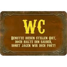Basteln sie es mit ihrem kind gemeinsam nach. Toilettenschilder Aufkleber