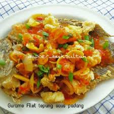 Resep gurame asam manis ala dhasilfa raditya seger dan nagih. Resep Gurame Saos Padang Belajar