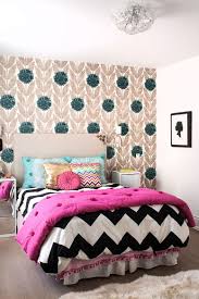 Fashionably Fun 25 Kids Bedrooms Showcasing Stylish Chevron Patterns Girl Bedroom Designs Girl Room Bedroom Design