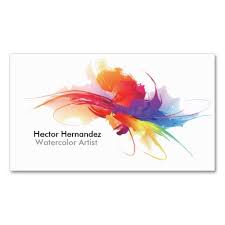 Your artist business card must have your name on it. Artist Business Card Zazzle Com Artist Business Cards Art Business Cards Painter Business Card