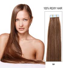 This will help prevent breakage and ensure that the cuticles stay intact. Amazon Com 20 Inch Skin Weft Tape In Straight Human Hair Extensions Double Sided Tape Remy Hair 20pcs 50g Pack 6 Chestnut Brown Beauty