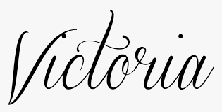 Write Victoria In Cursive, HD Png Download , Transparent Png ...
