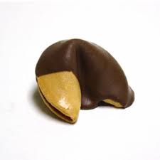 Buy Traditional Fortune Cookies Dipped In Milk Chocolate Online