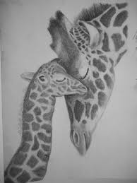 Giraffe And Baby Pencil Drawing Drawings Pinterest Giraffe Drawing Giraffe Tattoos Giraffe