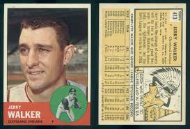 46915) 1963 Topps 413 Jerry Walker Indians-NM
