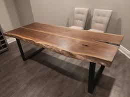 4.5 out of 5 stars. Finally Finished This Live Edge Black Walnut Dining Room Table Also My First Time Using Epoxy Woodworking