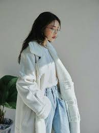 You could also go a little deeper and add rounded glasses or wear a cute korean skirt. Aesthetic Cute Korean Outfits Winter Novocom Top