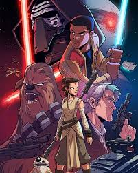 Starwarsdaily Clint Sceeles On Instagram The Force Awakens Anime Style Artist Dereklaufman Starwars Star Wars Artwork Star Wars Fan Art Star Wars Art