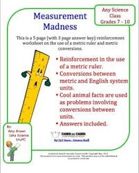 Pin By Amy Brown Science On Middle School Teaching Ideas Measurement Activities Special Education Science Metric Conversions