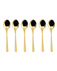Cucchiaini moka Taste Sambonet PVD oro