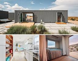 Frame modular collapsible modern 20ft 40ft low cost/lowes cheap tiny/small flat pack ready dingrong folding container house expand size:w2.48m*l5.8m*h2.5m(interior size w2.295*l5.6. A Shipping Container House Makes The California Desert Its Home