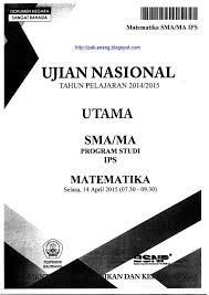 A mulyana friday, june 22, 2018 paket. Naskah Soal Un Matematika Sma Ips 2020 Paket 1 Sch Paperplane