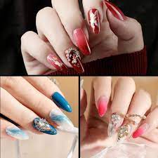 Aoraem Gel Nail Mold Dual System Nail Form Molds 120pcs Stiletto Nail Tips Nail Ebay Stiletto Nails Nails Yellow Nails