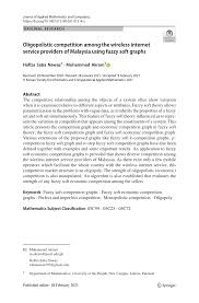 One of malaysia's biggest telecommunications companies, it also has one of the most extensive wireless network in malaysia. Pdf Oligopolistic Competition Among The Wireless Internet Service Providers Of Malaysia Using Fuzzy Soft Graphs