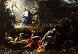There in the garden, jesus himself expressed in words the intensity of his agony: High Resolution Catholic Stock Art Jesus In Gethsemane Restored Traditions