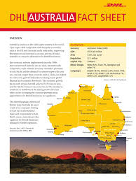 Specializing in international shipping, courier services and transportation. Exporting To Australia The Dhl Fact Sheet Australia New South Wales