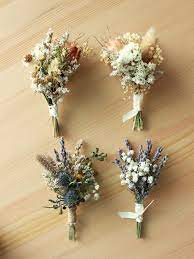 Dry Flowers Boutonniere Double Thistle Boutonniere Wedding Bohemian Rustic Grooms Boutonniere Mini Dried Flowers Bouquet For Groomsmen In 2021 Dried Flower Bouquet Wedding Flower Arrangements Rustic Groom