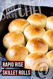 Rapid Rise Skillet Yeast Rolls Recipe Quick Yeast Rolls Real Food Recipes Yeast Rolls