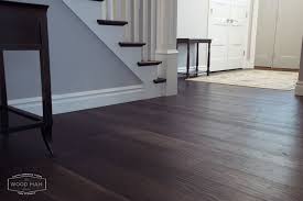 Dark Charcoal Woca Woodfloor Hardwood Hickory Oilfinish Handmade Handscraped Madeintheusa Wideplank 7inch Home Remodeling Flooring Wood